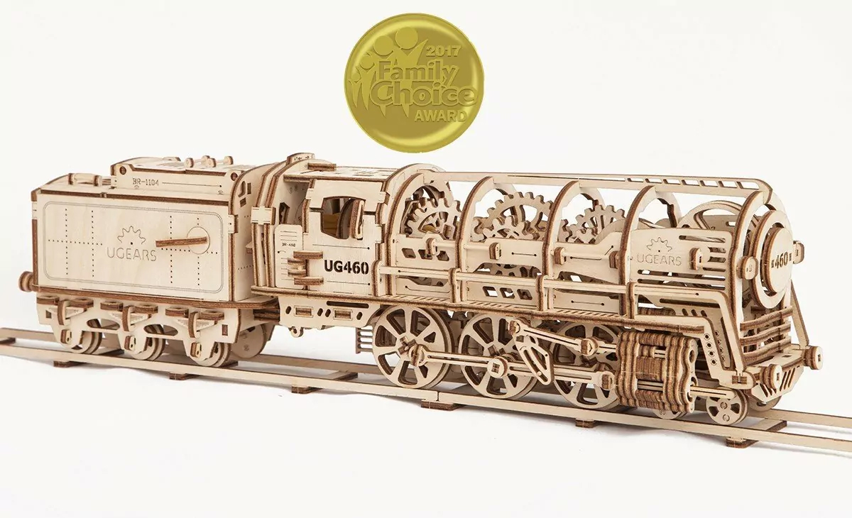 train à vapeur 3d