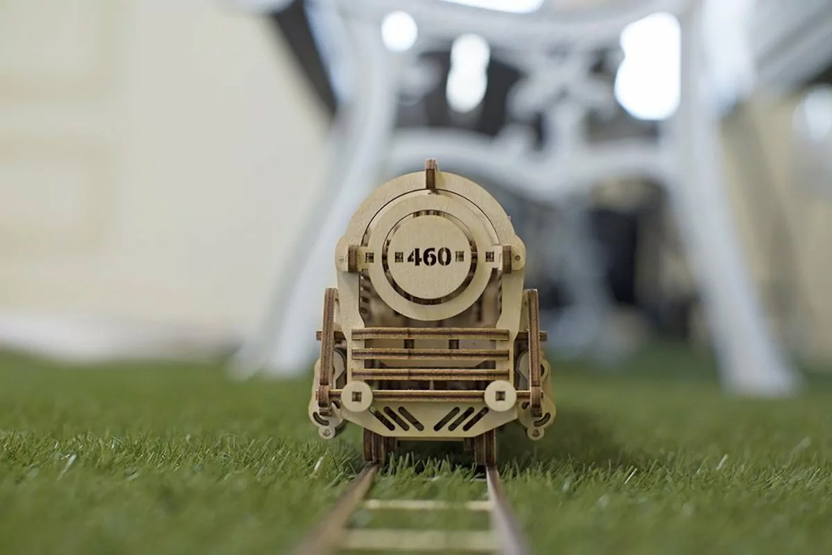 tête de train 3d