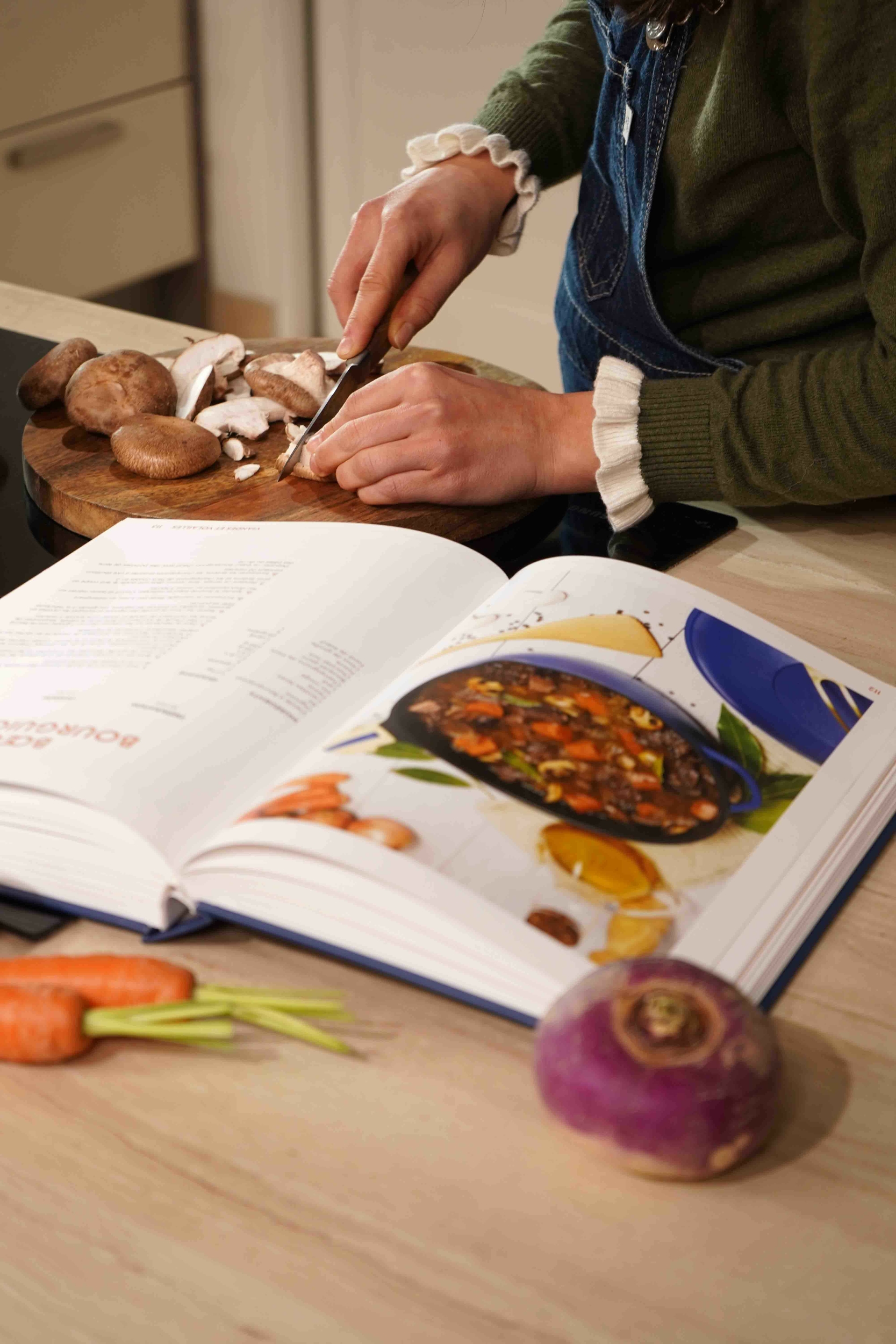livre de recette ouvert