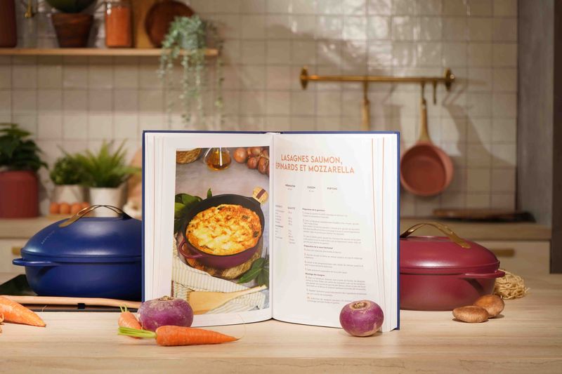 Livre 200 recettes pour la fabuleuse ouvert en équilibre