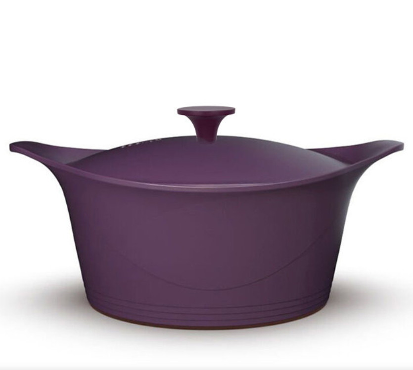 L\'Incroyable Cocotte 28 cm couleur prune