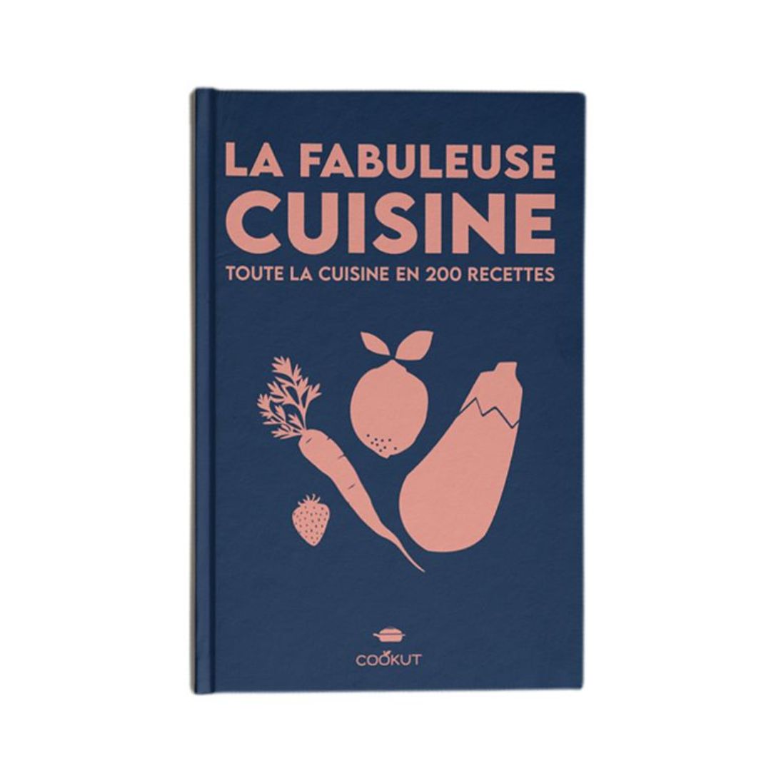 livre bleu la fabuleuse cookut chez ugo et lea