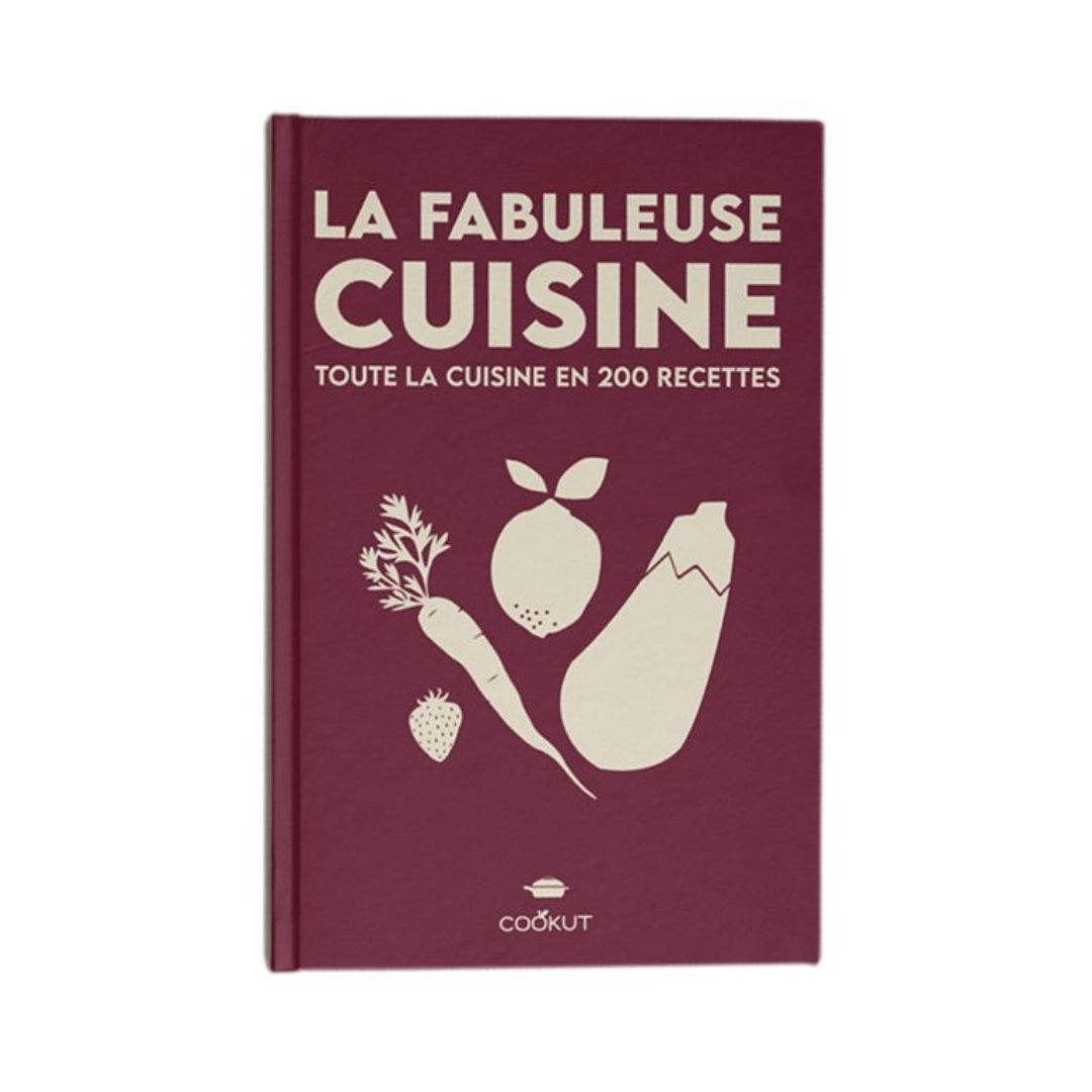 livre rouge la fabuleuse cookut chez ugo et lea