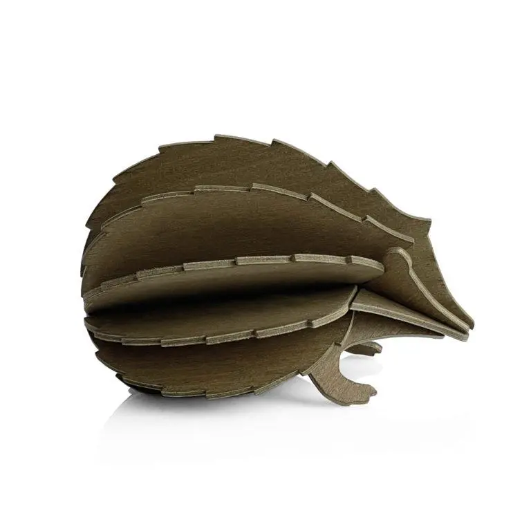 Hérisson / Hedgehog - Brun / Brown - M 8 cm