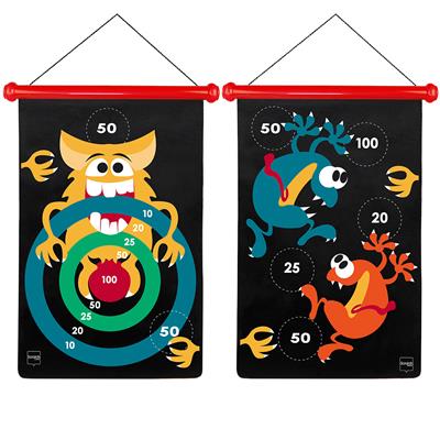 jeu de fléchettes Monstres fous large