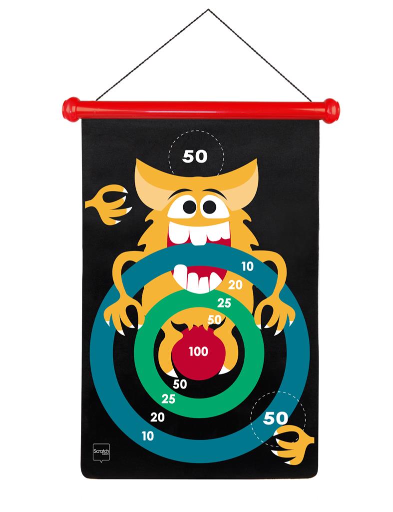Panneau de fléchettes magnetiques
