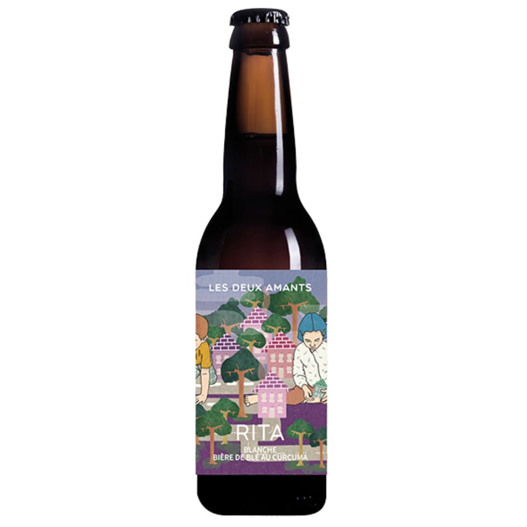 Rita : bière bio blanche au curcuma 4,1% 33cl