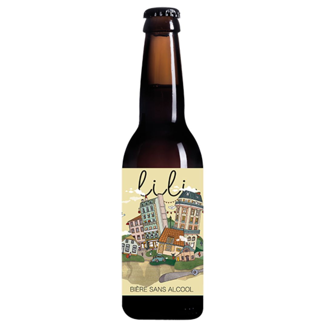 Lili : bière bio sans alcool 1,2% 33cl