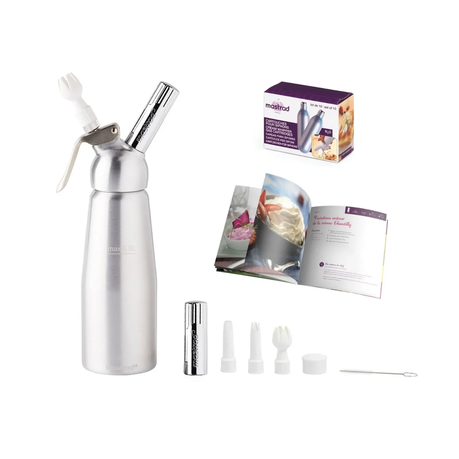 Siphon et des pâtisserie