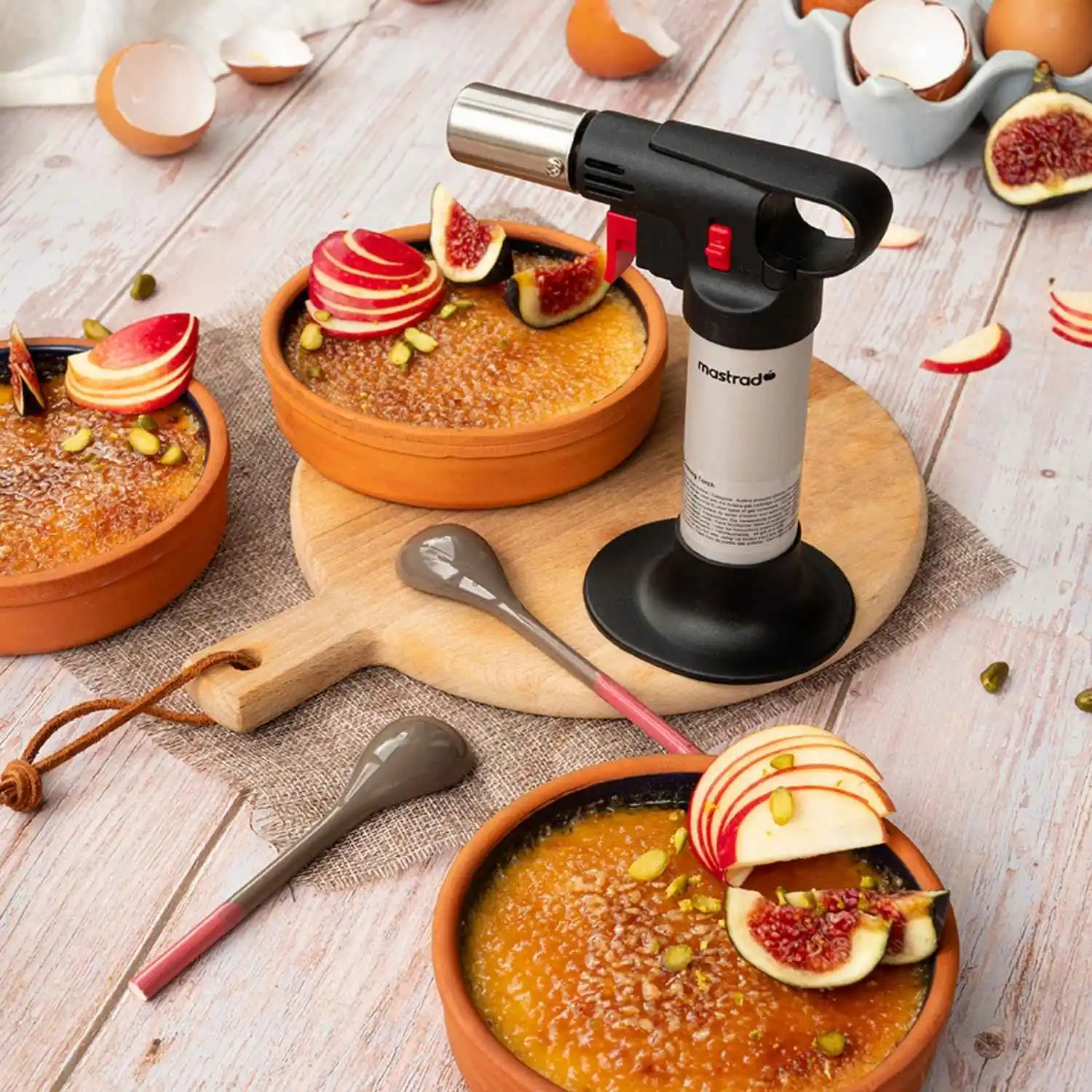 Coffret crème brulée et des crèmes brulées