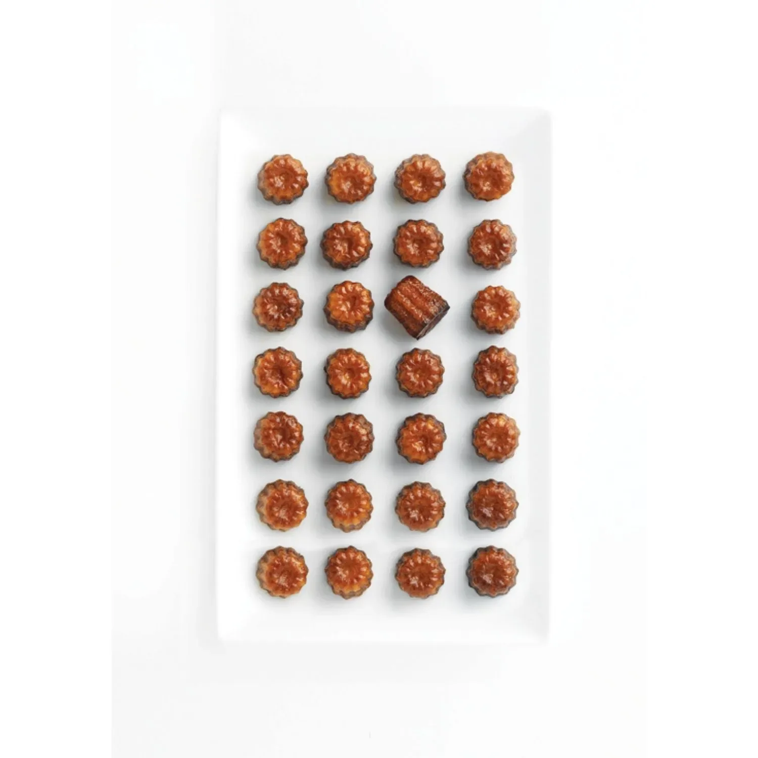 Moule pour 28 mini cannelés (gris fumé)