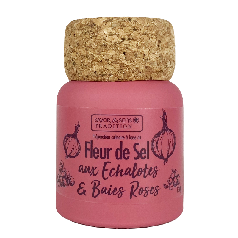 Fleur de sel échalottes et baies