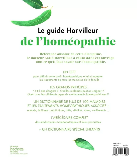 Le guide Horvilleur de lhoméopathie verso