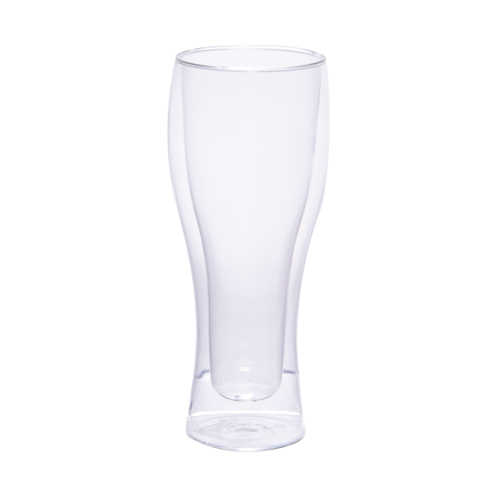 chopes de bières en verre double paroi