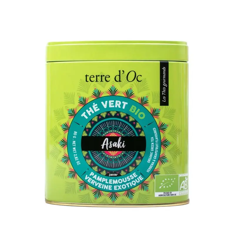 Thé bio vert pamplemousse verveine