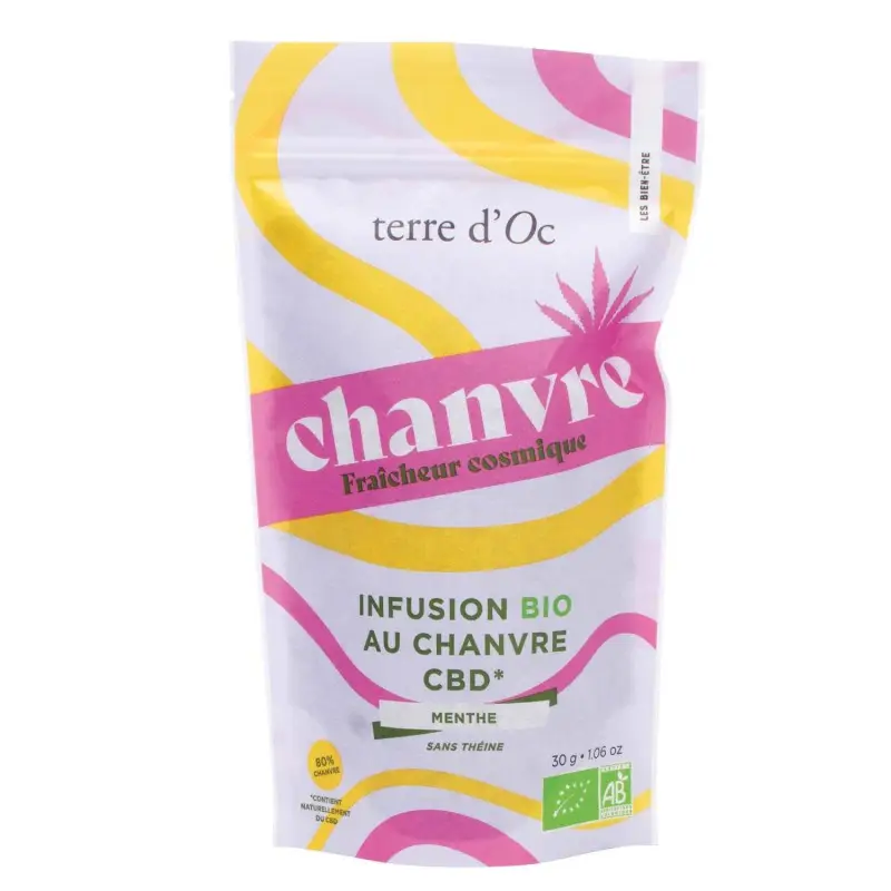 Infusion bio Fraicheur cosmique chanvre menthe 30g