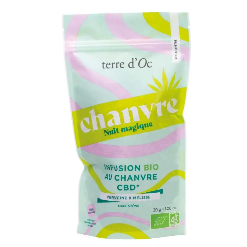 Infusion bio Nuit magique chanvre verveine 30g