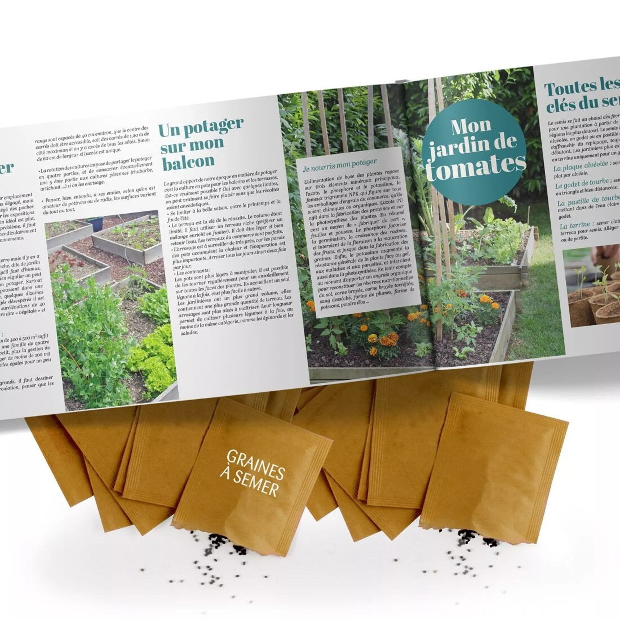 Coffret de 52  sachets de graines