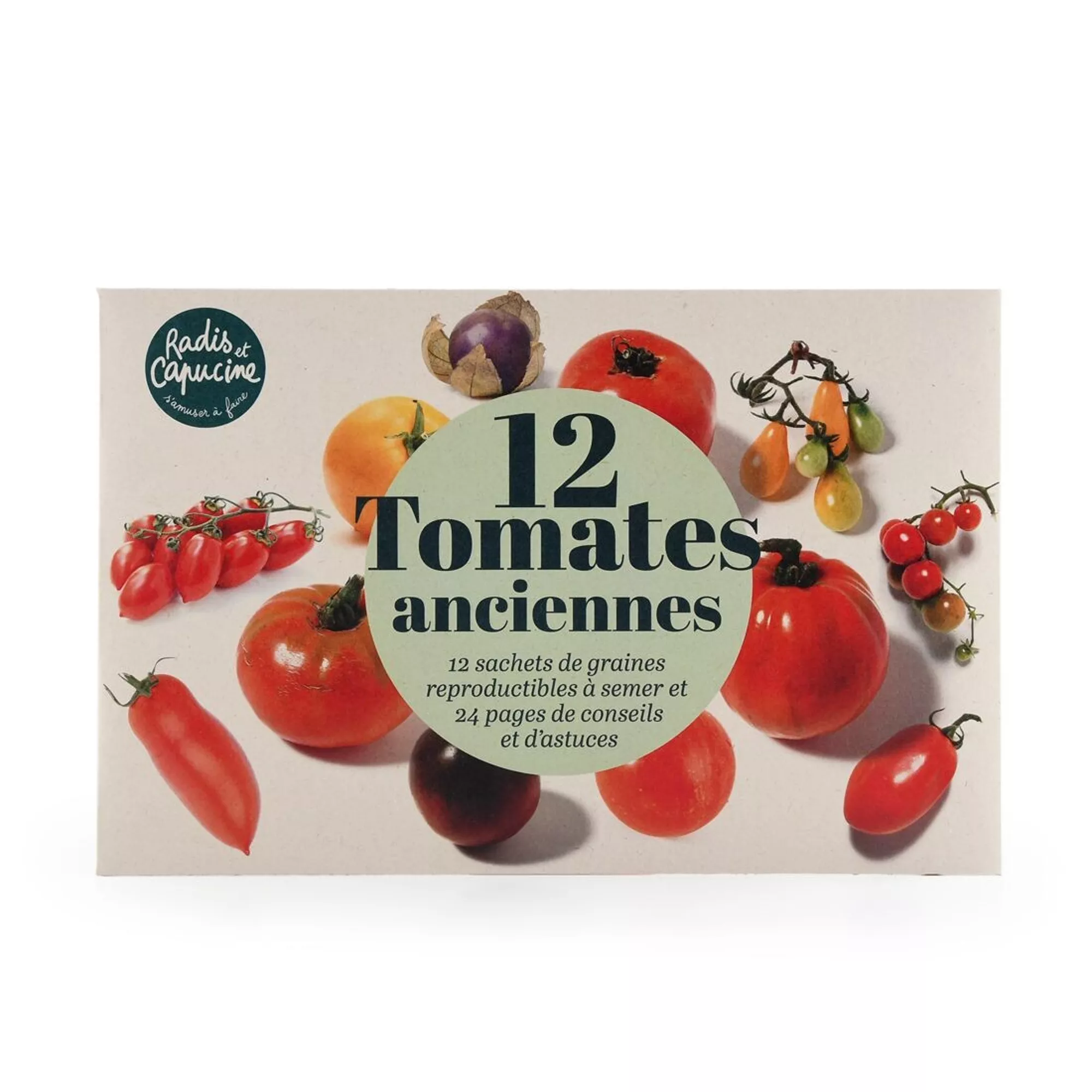 Tomate anciennes  : 12 sachets de graines et livret