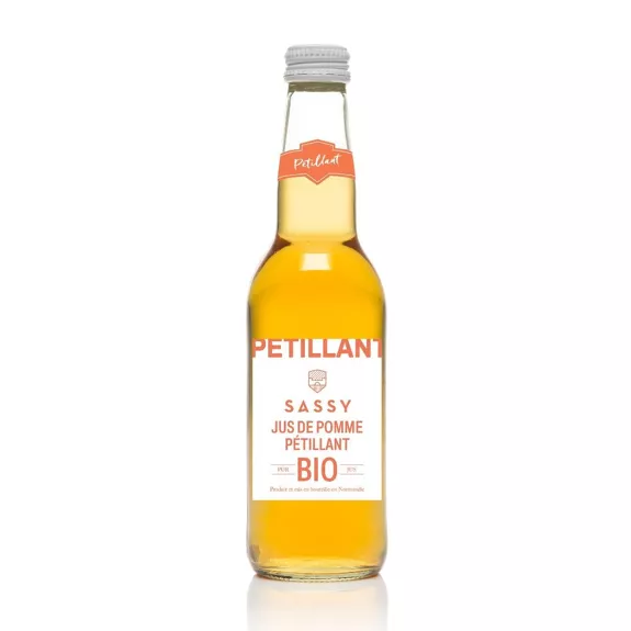 Jus de pomme Bio pétillant 33 cl