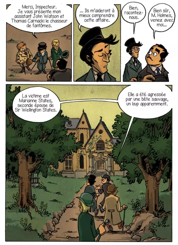 Sherlock Holmes Tome 7 Enquêtes surnaturelles BD dont vous êtes le héros