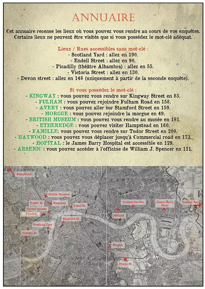 Sherlock Holmes Tome 8 Ténèbres sur Londres BD dont vous êtes le héros