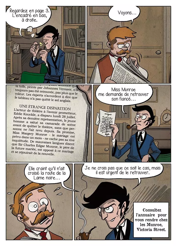 Sherlock Holmes Tome 8 Ténèbres sur Londres BD dont vous êtes le héros