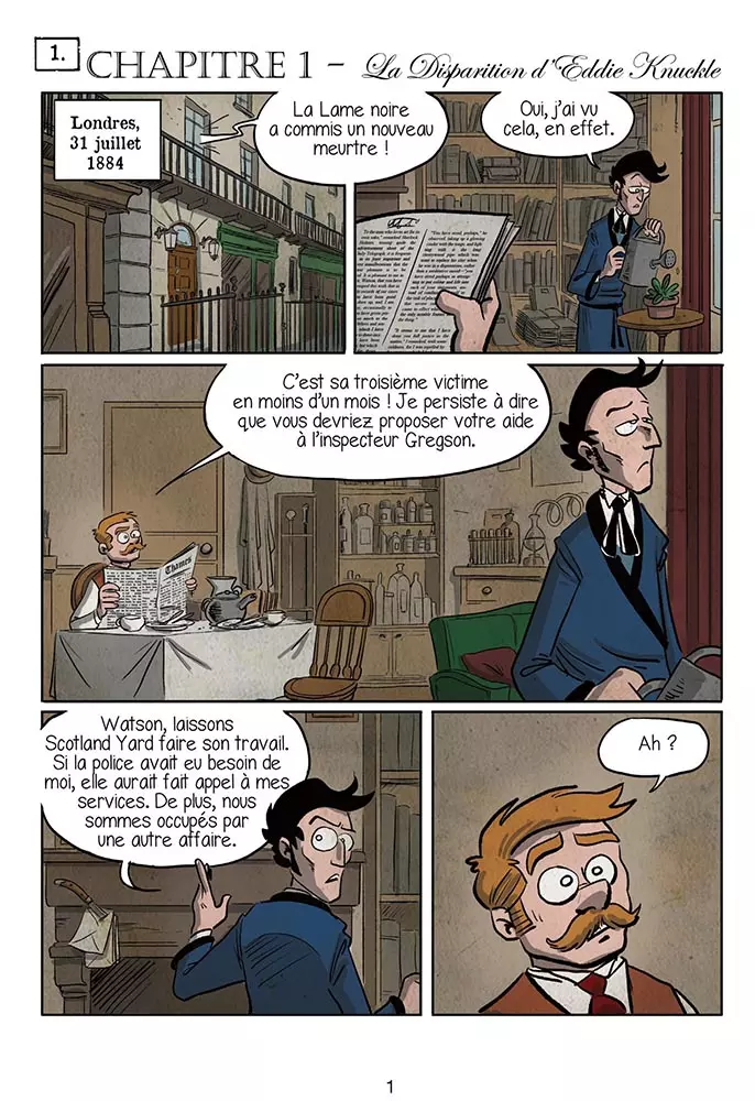 Sherlock Holmes Tome 8 Ténèbres sur Londres BD dont vous êtes le héros