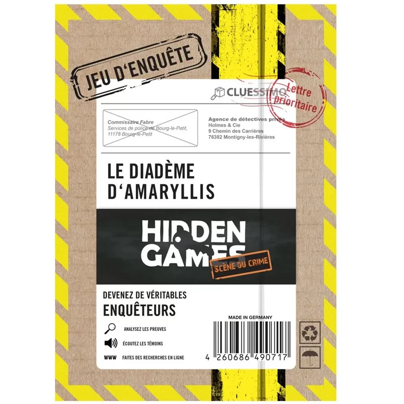 Enquêtes : Le diadème d\'Amaryllis