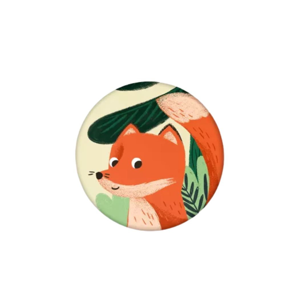 Magnet rond 37 mm Renard / Fuchs