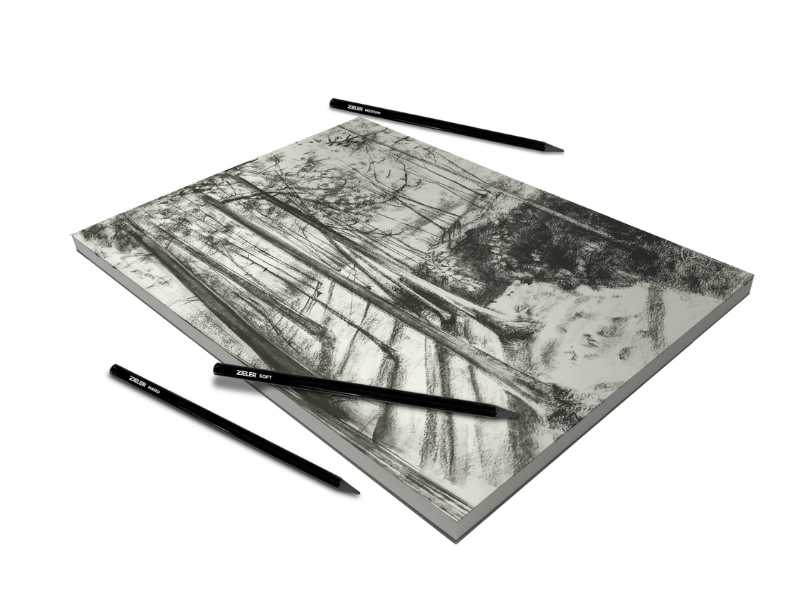 Kit dinitiation au dessin au fusain