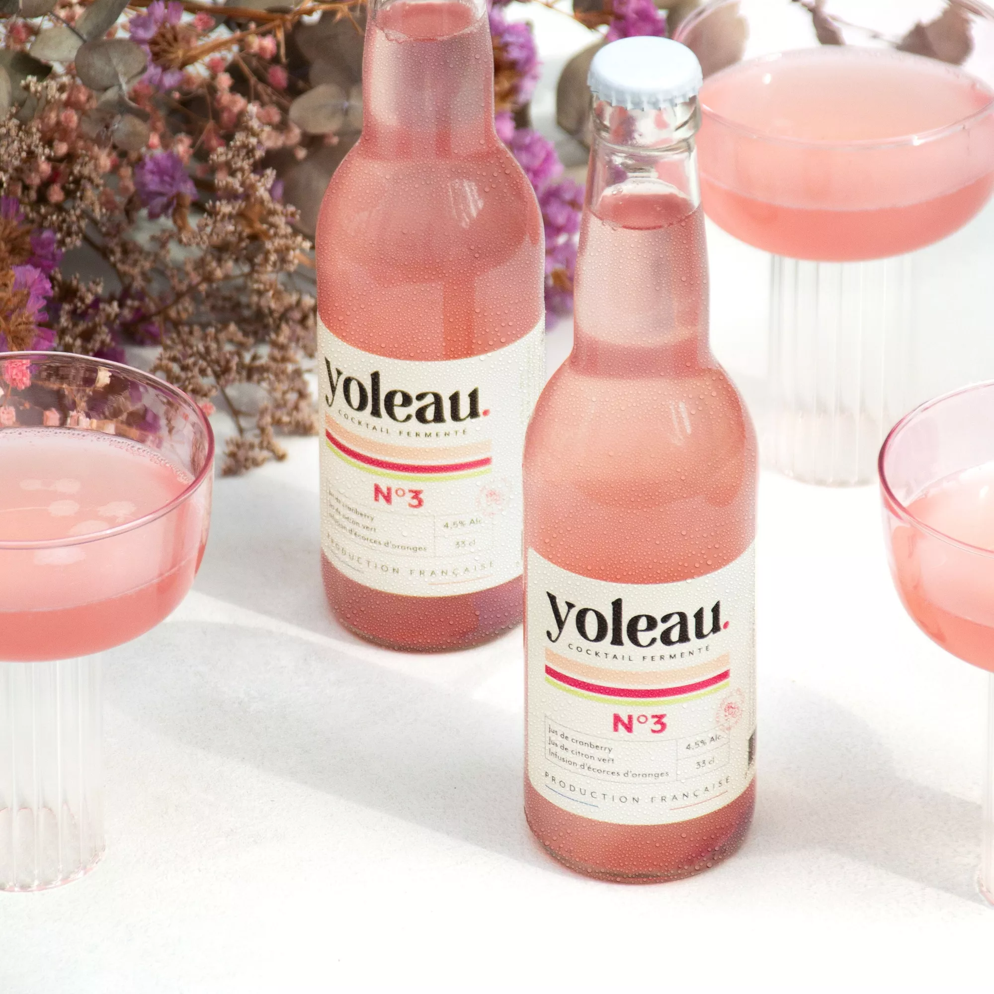 Coktail fermenté N° 1 : framboise, baies de timut et genévrier