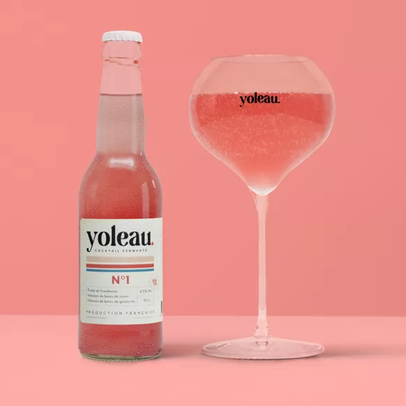 Coktail fermenté N° 1 : framboise, baies de timut et genévrier