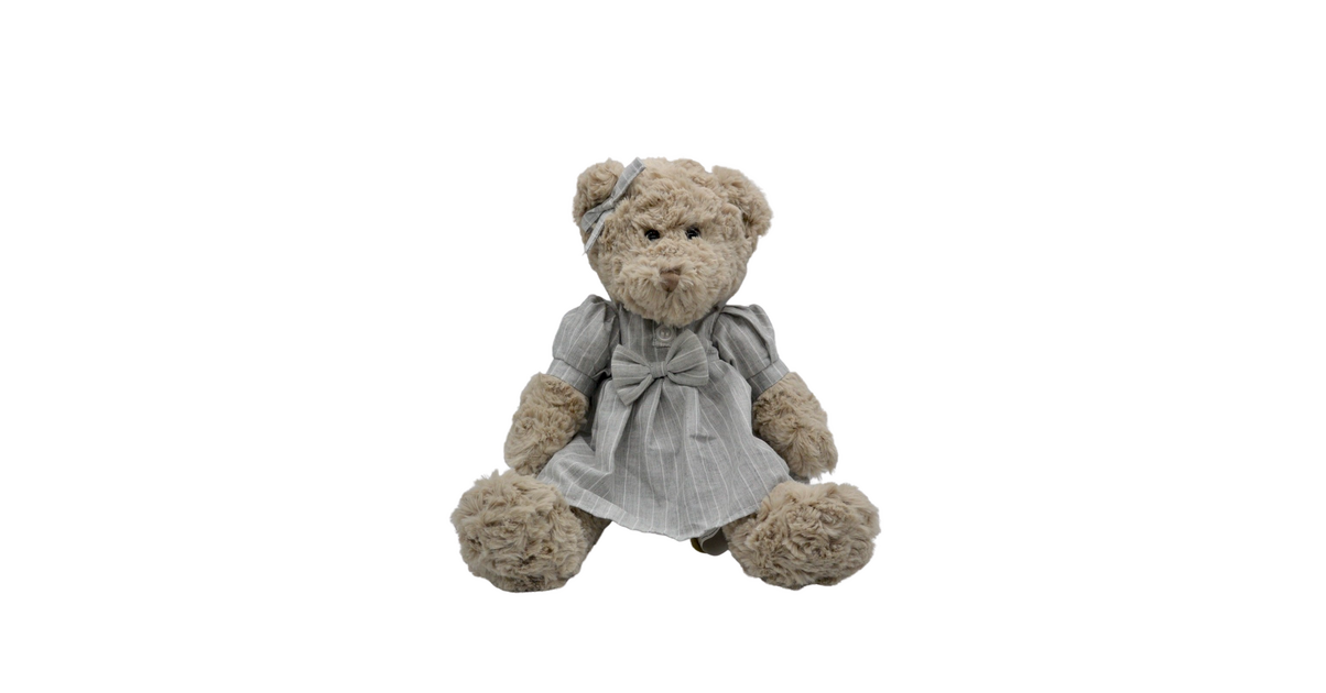 Ensemble Vêtement Ours En Peluche 20cm - Sweat à Capuche Et Jean - Habillage Interchangeable - Tissu Doux Et Lavable