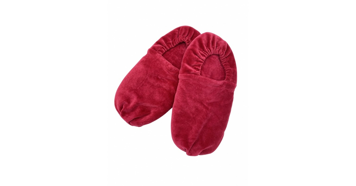 Chaussons chauffants – bouillotes sèches micro-ondables (Taille –  pointure 40/45)