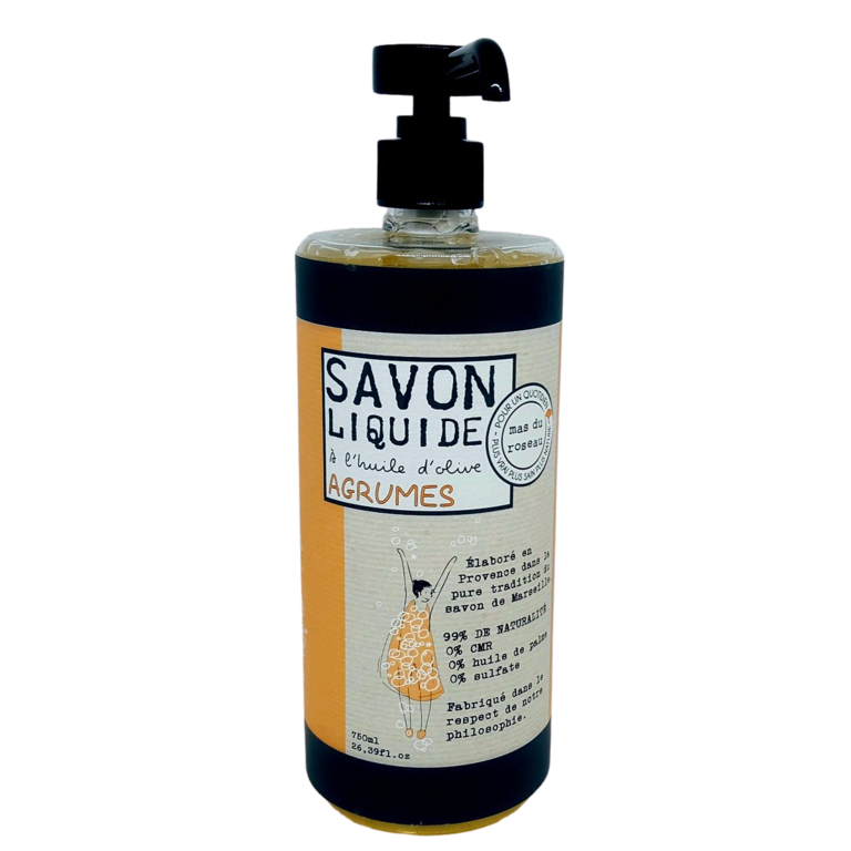 Savon liquide pour le corps à l’huile d’olive / Senteur agrumes — free download