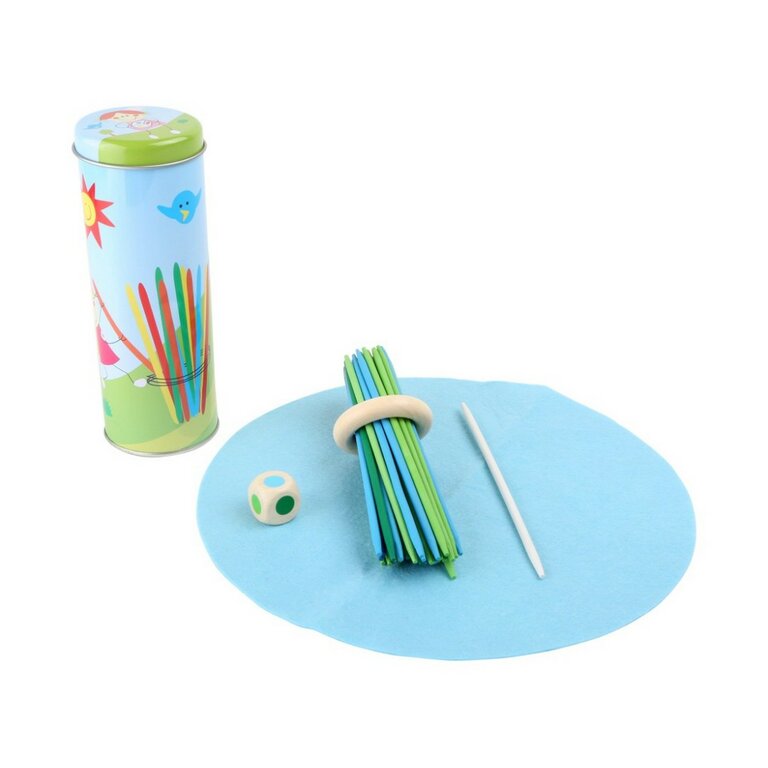 Cofalu Kim'Play - Jeu de voyage - Mikado En Bois Avec Pochette