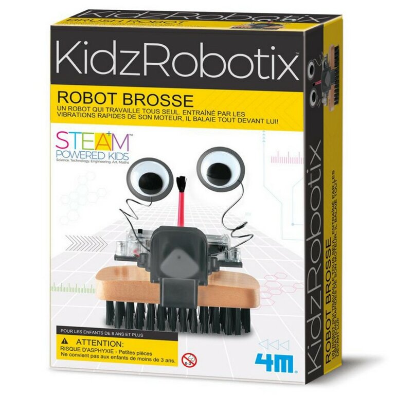 Robot Brosse – Bausatz Für Einen Vibrierenden Putzroboter, Mechanisches Spielzeug Zum Selberbauen