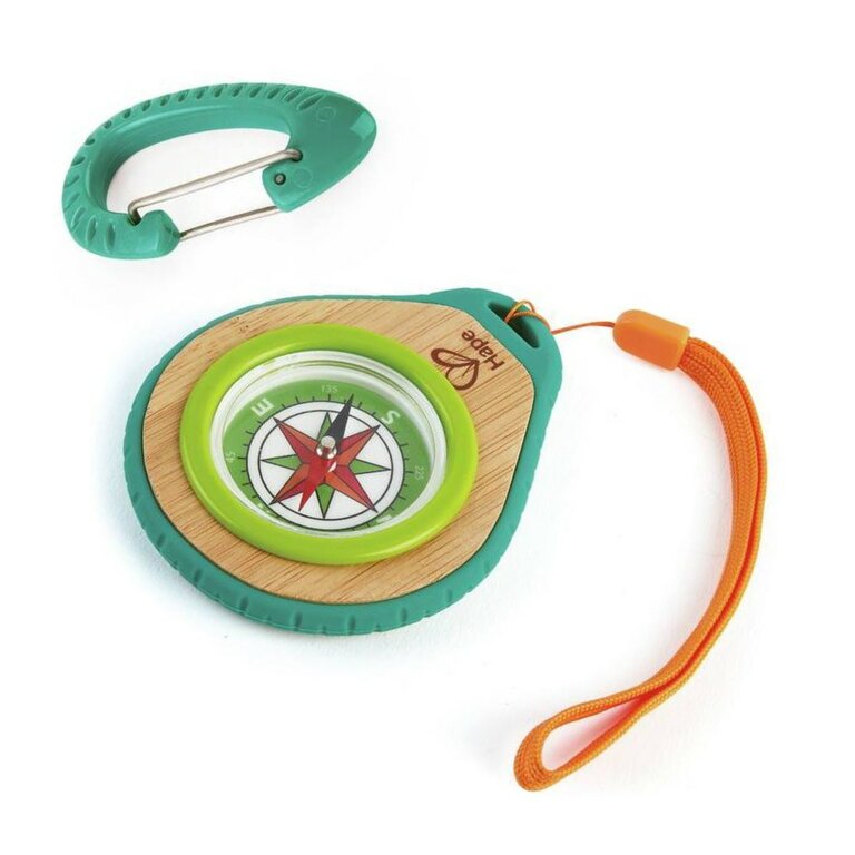 Ziyonix - 6 Boussoles Enfants Avec Mousqueton - Multifonction Pour Rando, Camping, Survie - 6 Couleurs