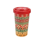BAMBOO CUP AZTEC ORANGE RED 1