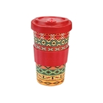 BAMBOO CUP AZTEC ORANGE RED 2