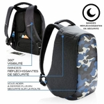 XD DESIGN SAC A DOS BOBBY COMPACT PRINT BLEU 4