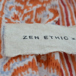 foulard zen ethic etole-blockprint-ikat-100-coton-110x180-cm une idee cadeau chez ugo et lea   (1)