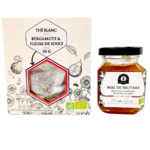 Les-abeilles-de-Malescot-coffret thé blanc bergamote fleurs de soucis et miel une idee cadeau chez ugo et lea (2)