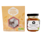 Les-abeilles-de-Malescot-coffret rooibos mandarine orange et miel une idee cadeau chez ugo et lea  (3)