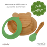 finkolo assiette en bambou avec ventouse ventouse cuillere  greta la grenouille une idee cadeau naissance chez ugo et lea (9)