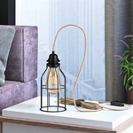 hoopzi lampe cage noire avec cable naturel une idee cadeau chez ugo et lea (2)
