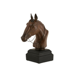 Sculture d'une tête de cheval