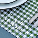 Set de table "on ne parle pas la bouche pleine"