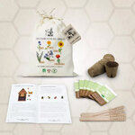 Kit à semer les fleurs pour les abeilles et ses instructions